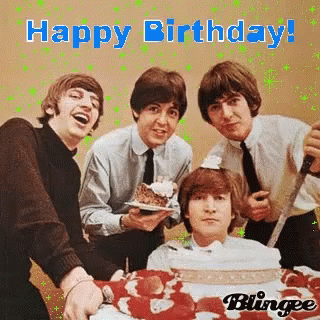 Beatles Birthday GIF - Beatles Birthday Cake GIFs
