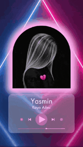 a music player with a picture of a woman with a broken heart on her chest