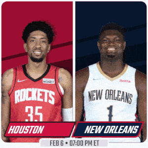 Houston Rockets Vs. New Orleans Pelicans Pre Game GIF - Nba Basketball Nba 2021 GIFs