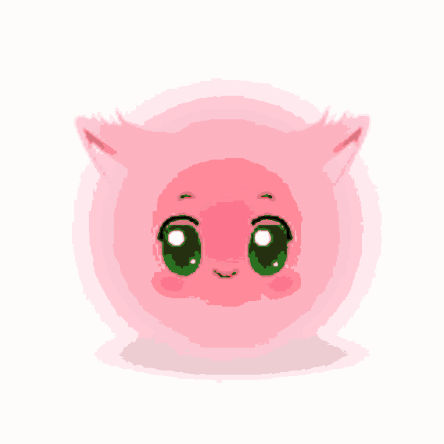 a cartoon drawing of a red leaf with a white nose and mouth