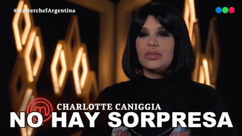 No Hay Sorpresa Charlotte Caniggia GIF - No Hay Sorpresa Charlotte Caniggia Masterchef Argentina GIFs