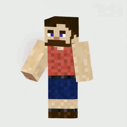 a minecraft character with the word blockassist on it