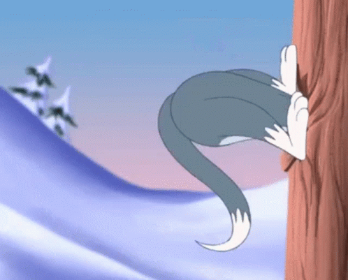Tom And Jerry Headfirst GIF