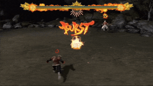 a screenshot of a video game with the word " first " on the screen
