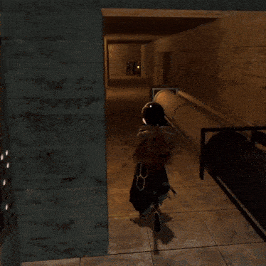 a man in a suit stands in front of an explosion in a tunnel