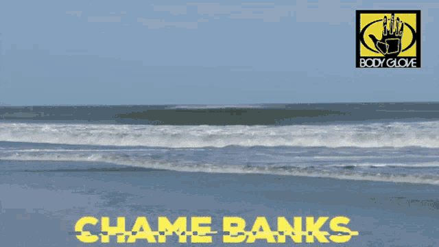 a body glove ad with a picture of the ocean
