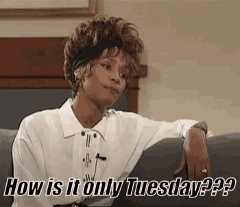 Whitney Houston How Is It Only Tuesday GIF - Whitney Houston How Is It Only Tuesday GIFs