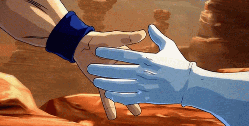 Jiren Goku GIF - Jiren Goku Handshake GIFs