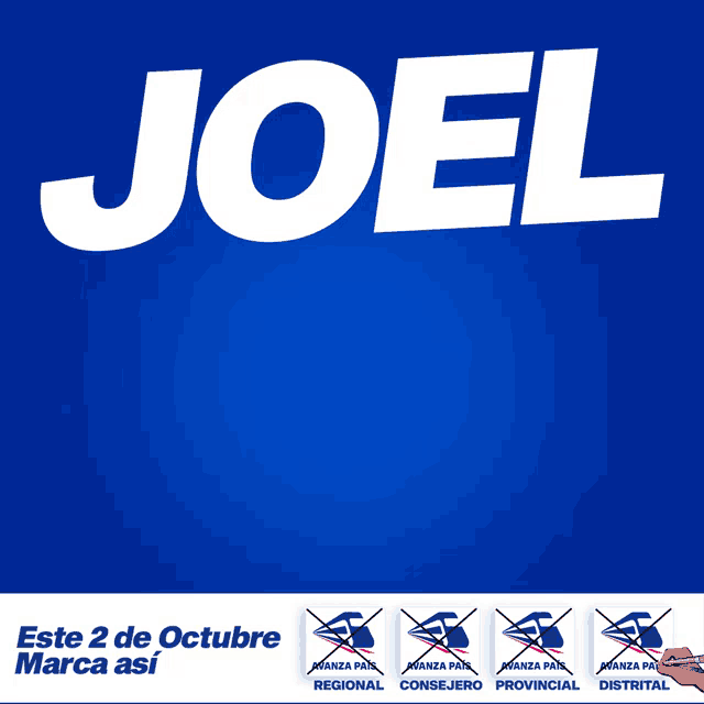 a man wearing a white and blue shirt with the name joel cruz on it