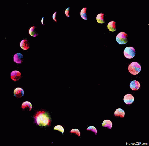 Moon Color GIF - Moon Color Blur GIFs