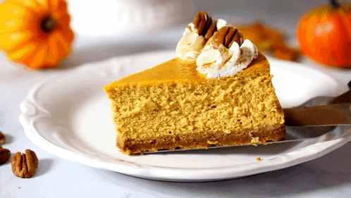 Pumpkin Cheesecake Dessert GIF