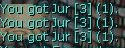 a computer screen displays a message that says you got jur