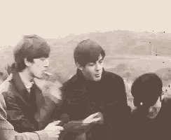George Harrison John Lennon GIF
