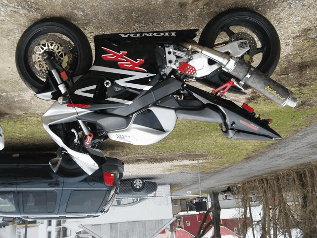 a motorcycle with the word honda on the front