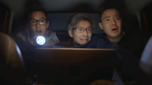Wong Fu Scared GIF - Wong Fu Scared Scary Movie GIFs