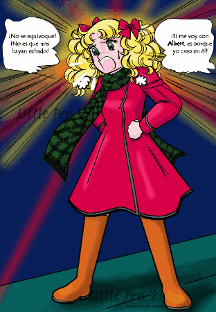 a cartoon drawing of candy cane says no se equivoque