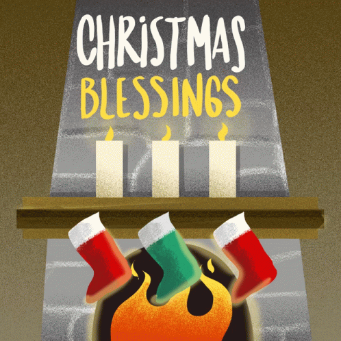 Christmas Blessings Holidays GIF - Christmas Blessings Holidays Warmth GIFs