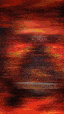 a painting of a man surrounded by flames with the words ending risk