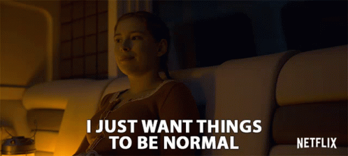 I Just Want Things To Be Normal Mina Sundwall GIF - I Just Want Things To Be Normal Mina Sundwall Penny Robinson GIFs