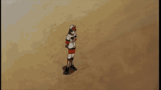 a woman in a baseball uniform is standing in the dirt