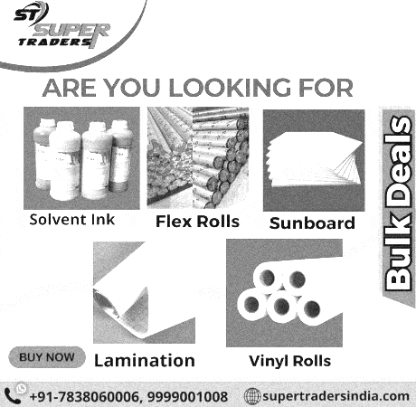 a black and white ad for super traders advertising bulk deals