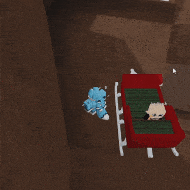 a screenshot of a video game shows a sleigh being pulled by a person with the name laura on the screen