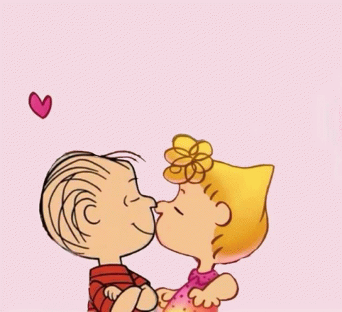 Linus And Sally Linus And Sally Kiss GIF