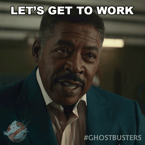 Let'S Get To Work Winston Zeddemore GIF - Let'S Get To Work Winston Zeddemore Ghostbusters Frozen Empire GIFs