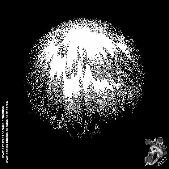 a black and white drawing of a sphere with the year 2022 on the bottom