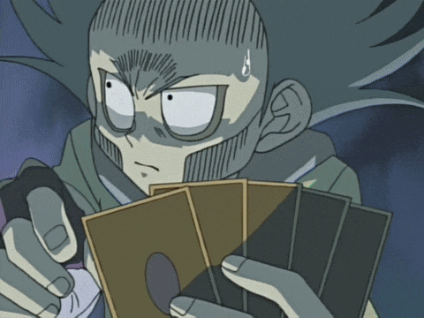 a picture of a samurai holding a sword is on a card