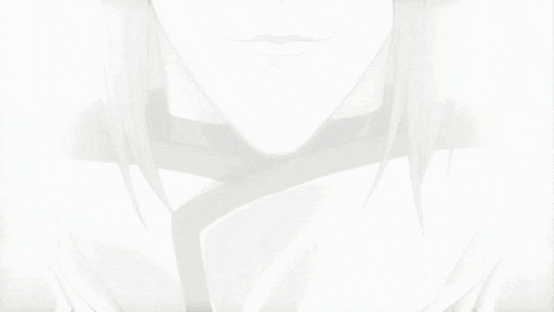 a drawing of a man in a white jacket with black stripes on his sleeves