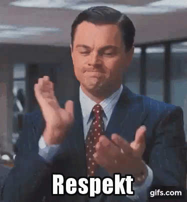 Leonardo Dicaprio: Respekt GIF - Applause Respect Clapping GIFs