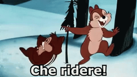 Cip E Ciop Ridere Risate Scoiattoli Disney GIF - Chip And Dale Laugh Squirrel GIFs