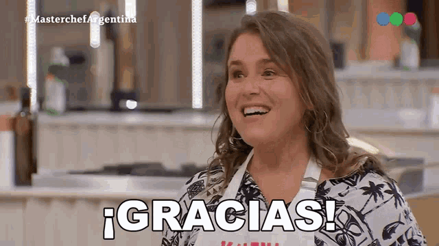 Gracias Marcela Acuña GIF - Gracias Marcela Acuña Masterchef Argentina GIFs