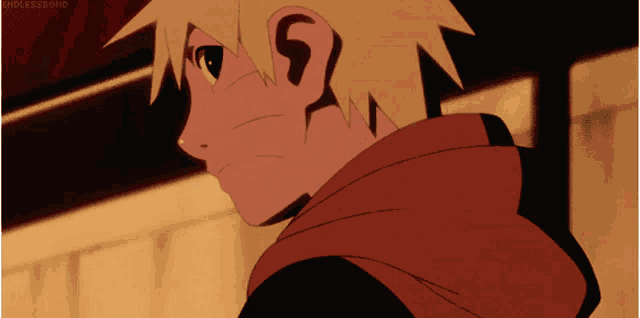 a cartoon of a boy with a s on his ear