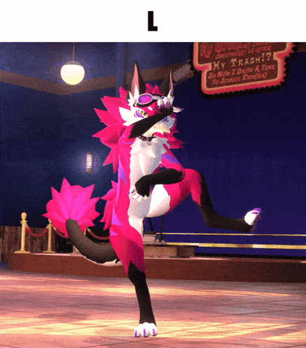 a picture of a furry animal with the letter l under it