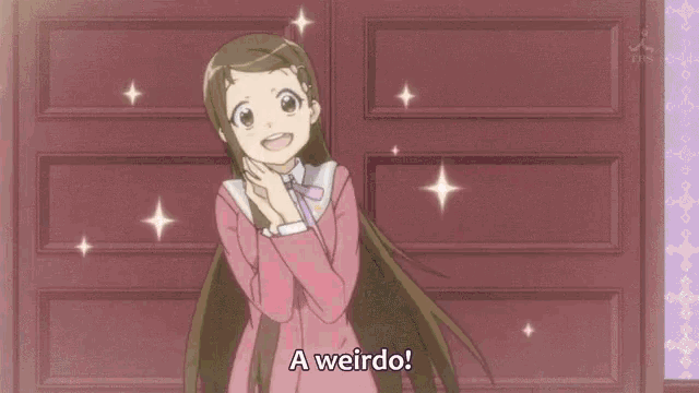 Anime A Weirdo GIF - Anime A Weirdo Found A Weirdo GIFs