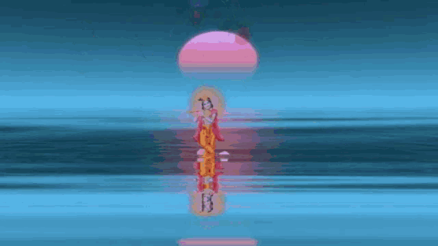 purple and red flowers are floating in the water