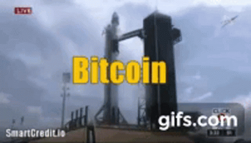 Bitcoin Rocket GIF - Bitcoin Rocket Space Launch GIFs