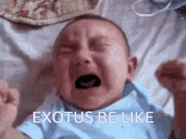 Exotus Be Like Baby GIF - Exotus Be Like Baby Crying GIFs