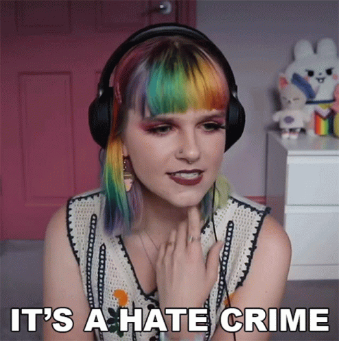Its A Hate Crime Savannah GIF - Its A Hate Crime Savannah The Queer Kiwi GIFs