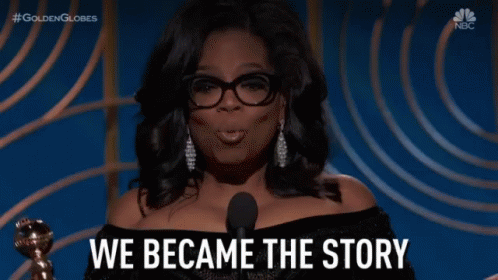 Oprah Winfrey We Became The Story GIF - Oprah Winfrey We Became The Story Speech GIFs