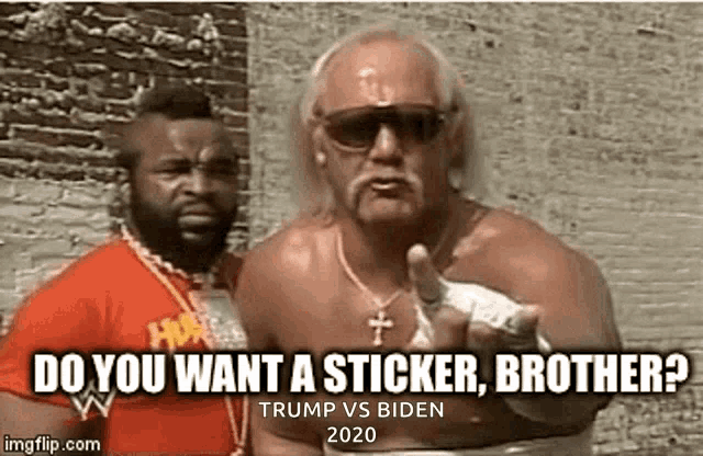 Do You Want A Sticker Brother Hulk Hogan GIF