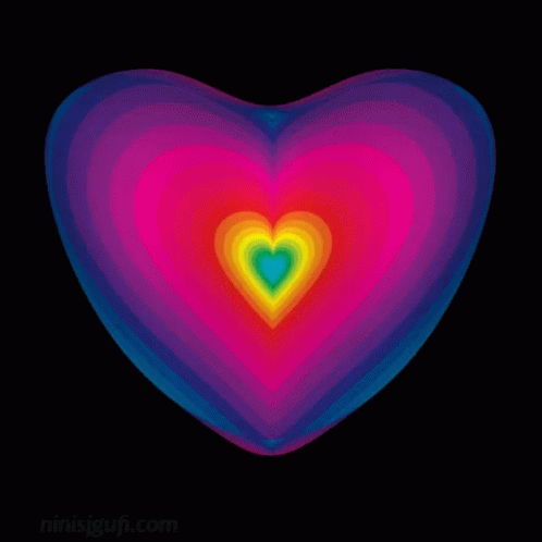 Heart Colorful GIF - Heart Colorful Rainbow GIFs