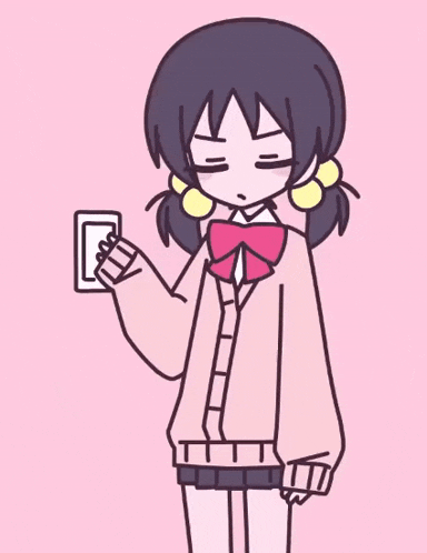 a girl in a pink school uniform is holding a light switch .