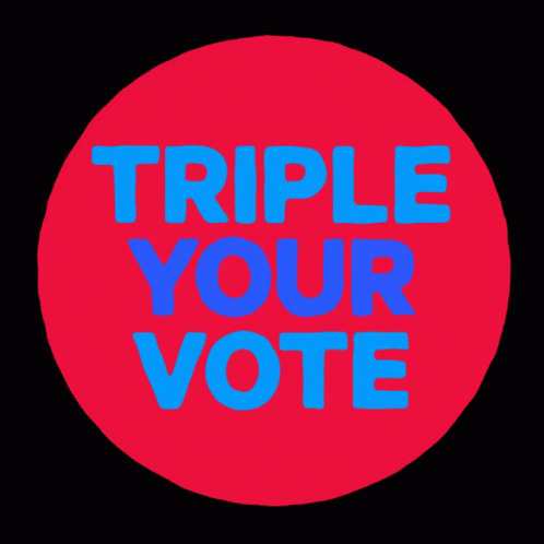 Moveon Triple Your Vote GIF - Moveon Triple Your Vote Vote GIFs