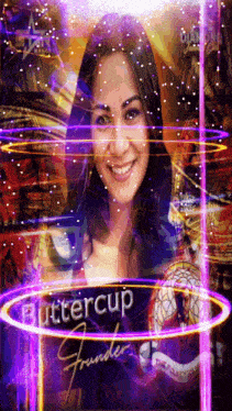 a picture of a woman with the name buttercup founder