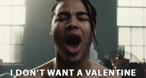 I Dont Want A Valentine Valentines Day GIF - I Dont Want A Valentine Valentines Day Lonely GIFs