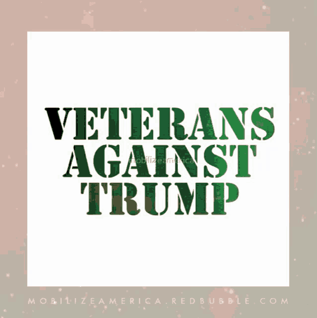 Veterans Veterans Against Trump GIF - Veterans Veteran Veterans Against Trump GIFs