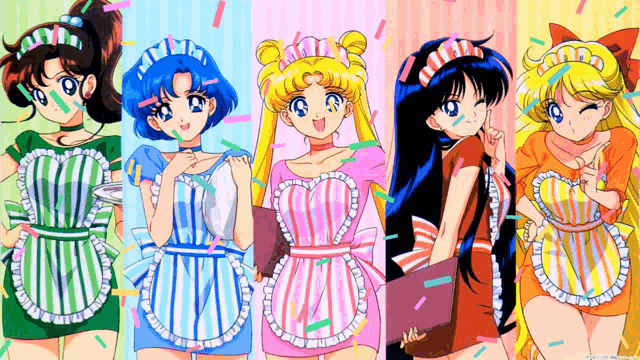 Sailor Moon Sailor Mars GIF - Sailor Moon Sailor Mars Sailor Venus GIFs